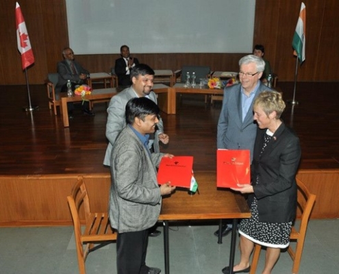 MOU Signing between Red River College Canada and Explorra